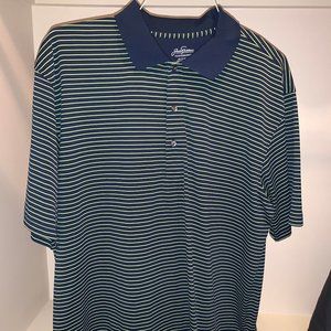 Jack Nicklaus Striped Golf Polo Shirt